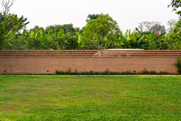 Brick Fence Repair in Leland