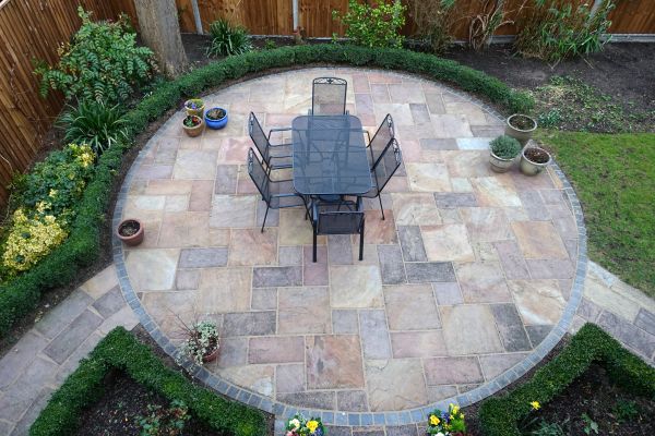 Stone Patio Repair in Leland