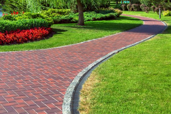 Brick Sidewalk Repair in Leland