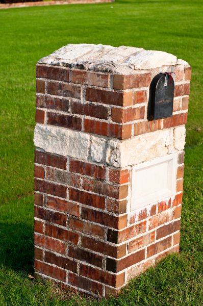 Brick Mailbox Installation in Leland