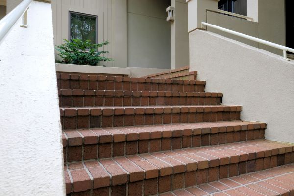 Entryway Brick Repair in Leland
