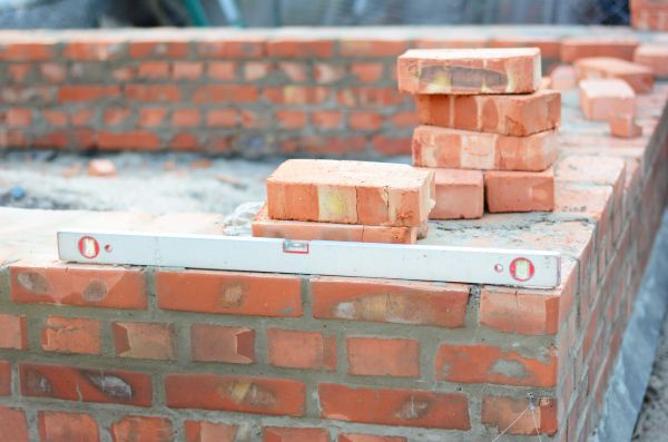 Brick Foundation Installation in Leland